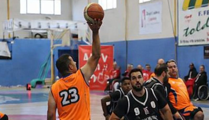 basket en silla de ruedas