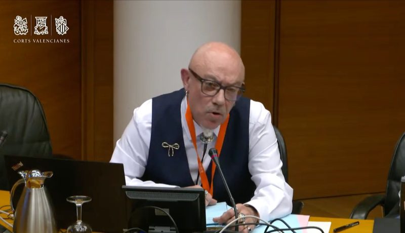 Luis vañó en las cortes